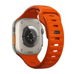 Silicone strap for Apple Watch: compatible with various iWatch sizes Orange / 38 40 41mm