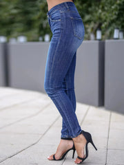 Skinny Fit Washed Jeans