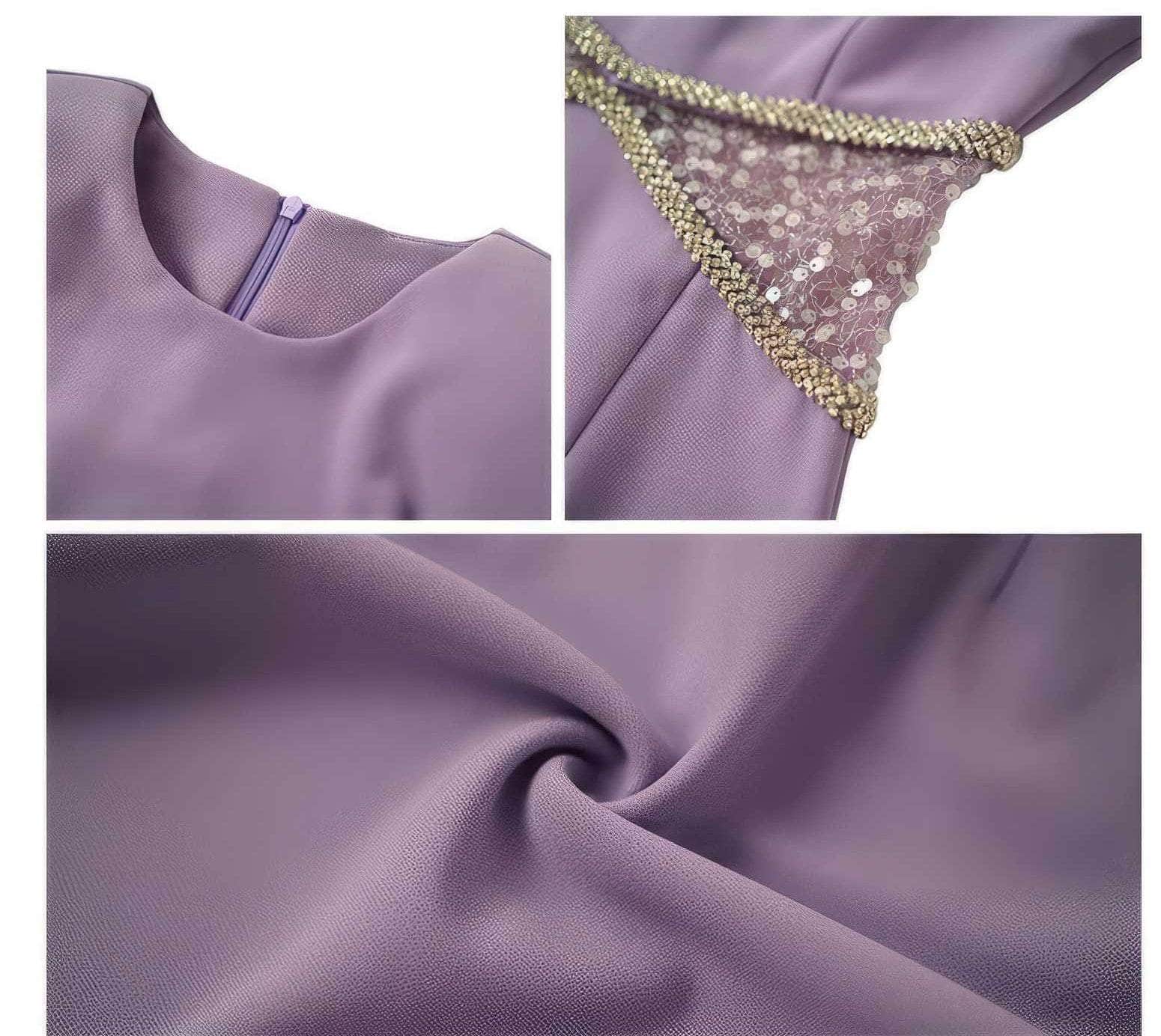 Sleeveless Rhinestone Cut Out Bodycon Dress