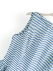 Sleeveless Striped Midi Dress