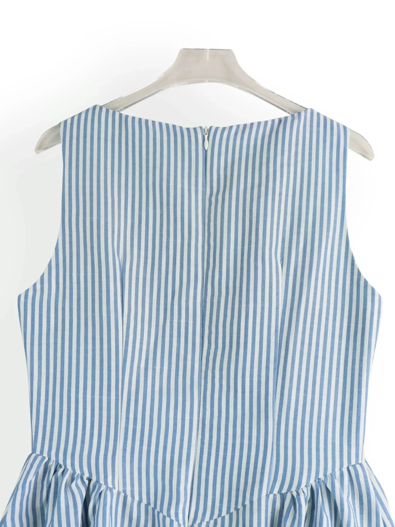 Sleeveless Striped Midi Dress