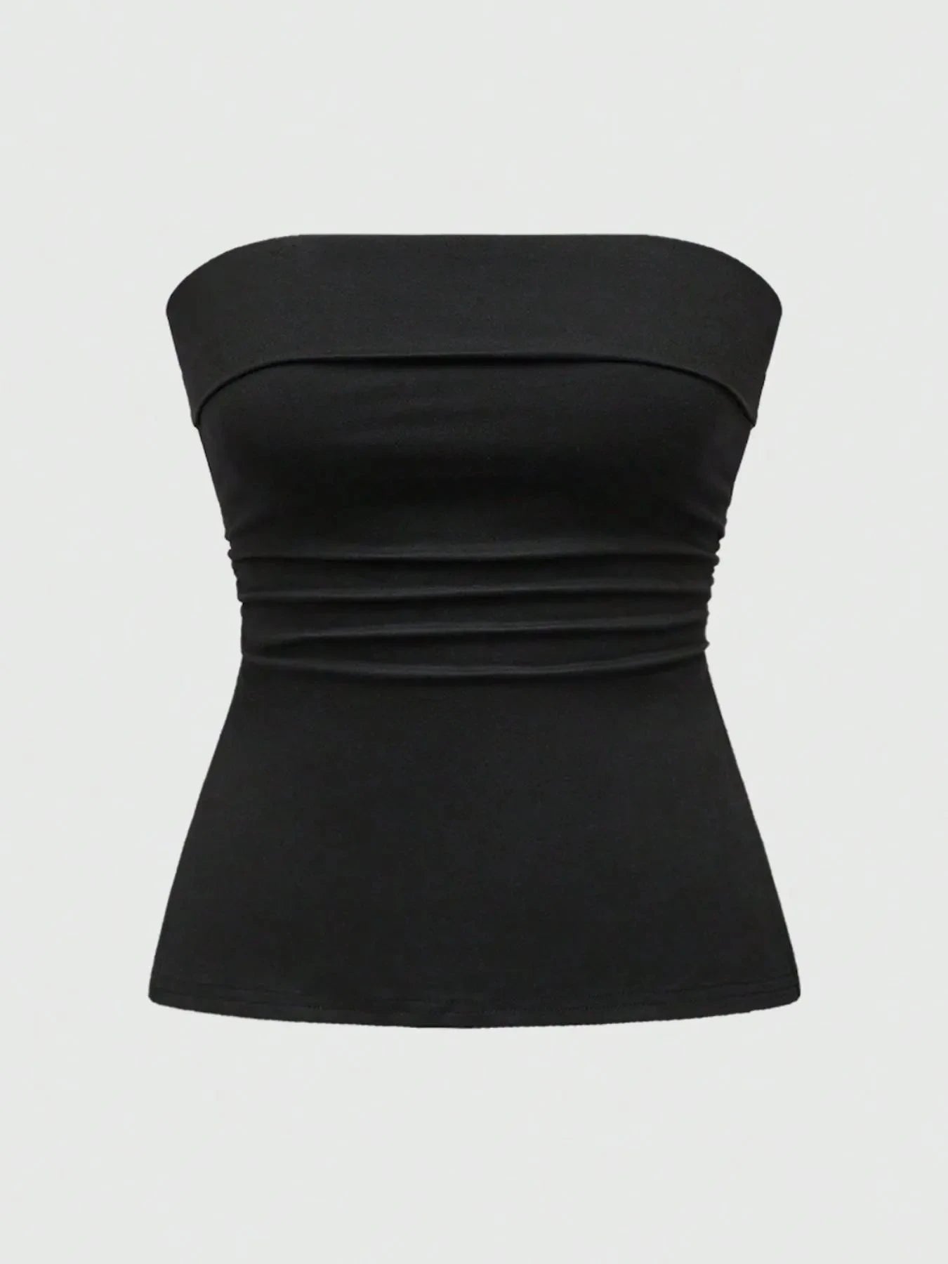 Slit Ruched Tube Top
