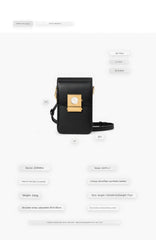 Small Pink Crossbody Bag with Unique Clock Face Clasp