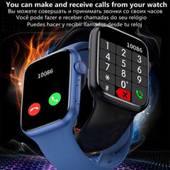 Smart Watch I8 Pro Max: Answer Call, Sport Fitness Tracker, Custom Dial, Gift for Apple Phone, Men and Women - PK IWO 27 X8 T500