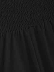 Smocked Tied Front Cami Dress