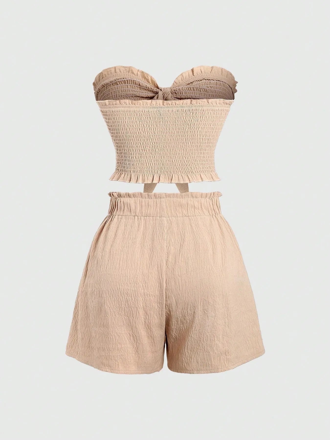 Smocked Top and Shorts Set