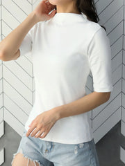 Solid Color Short Sleeve T-Shirt