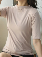 Solid Color Short Sleeve T-Shirt