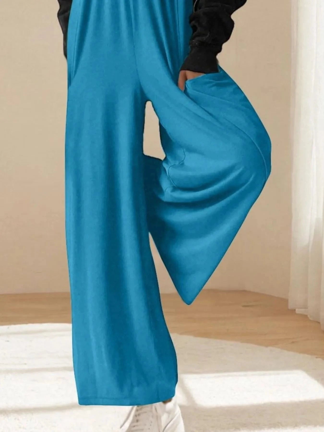 Spaghetti Strap Wide Leg Jumpsuit