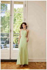 Spaghetti Strappy Bodice Mermaid Dress