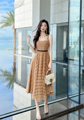 Spaghetti Straps Aline Floral Dress
