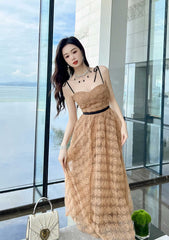 Spaghetti Straps Aline Floral Dress