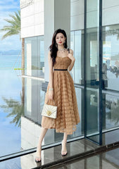 Spaghetti Straps Aline Floral Dress