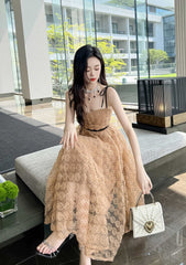 Spaghetti Straps Aline Floral Dress