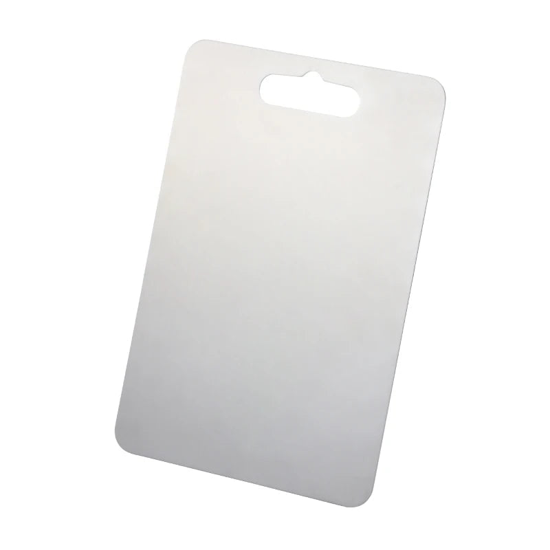 Stainless Steel Chopping Block - Golden Cutting Board for Kneading Flour, Kitchen Tools, Fruit, Vegetable, and Meat Silver-1PCS / 350x250x2mm