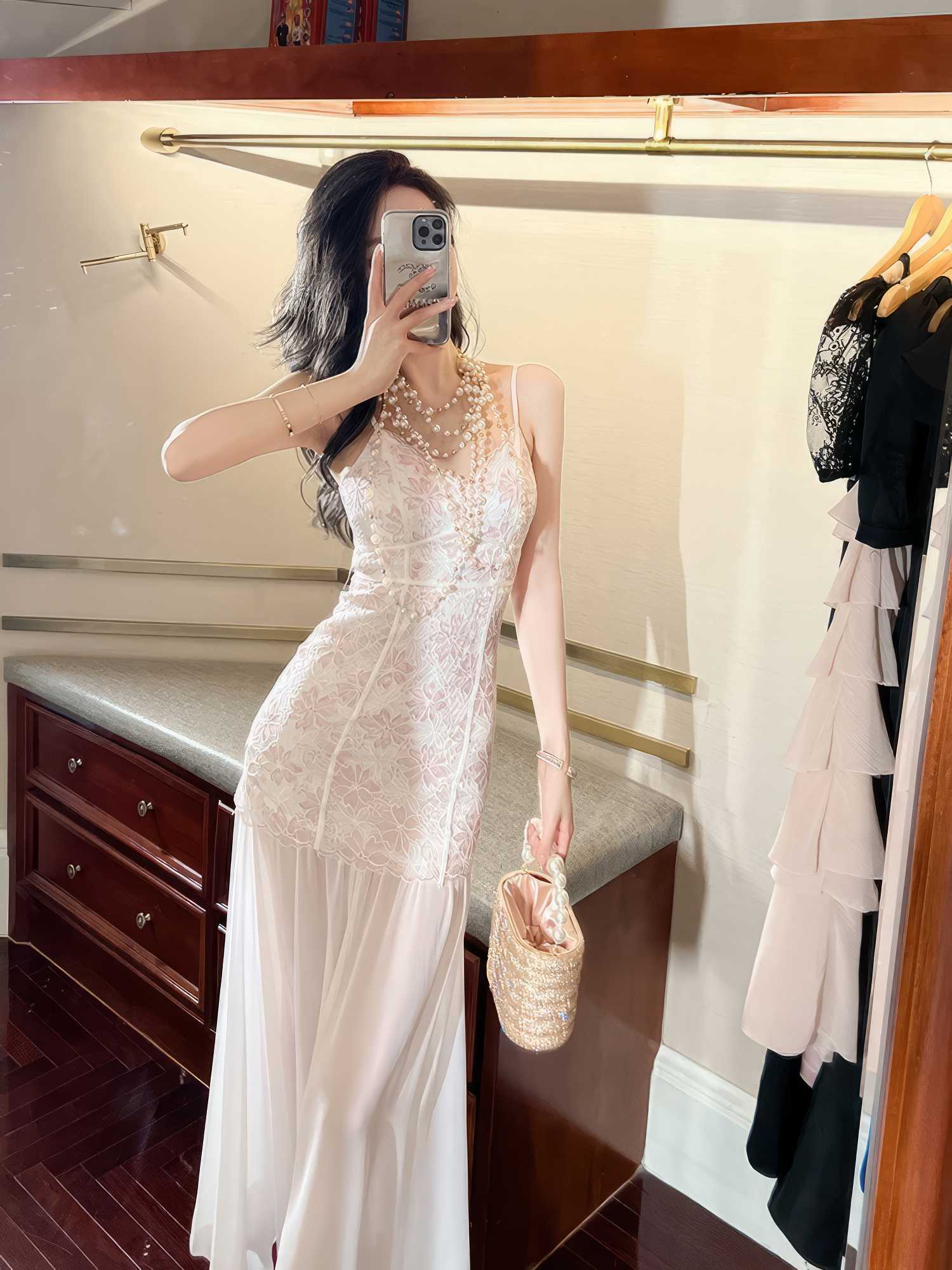 Strappy Lace Mermaid Cocktail Tulle Dress