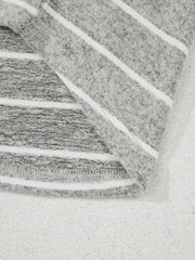 Stripe Dolman Sleeve Drop Shoulder Top