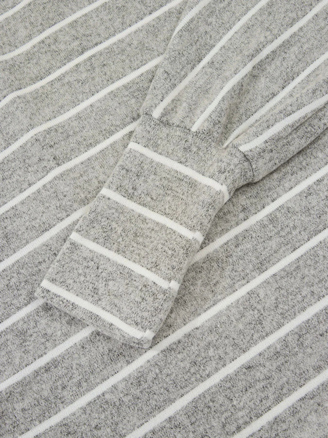 Stripe Dolman Sleeve Drop Shoulder Top