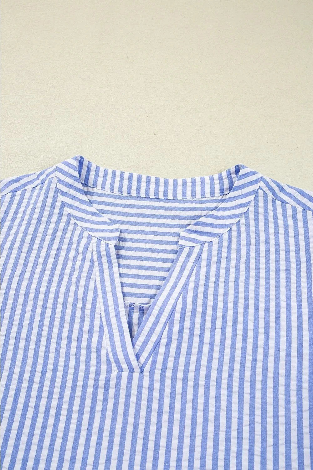 Stripe Tiered Shift Dress with Pockets