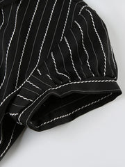 Striped Button-Down Collared Neck Shirt