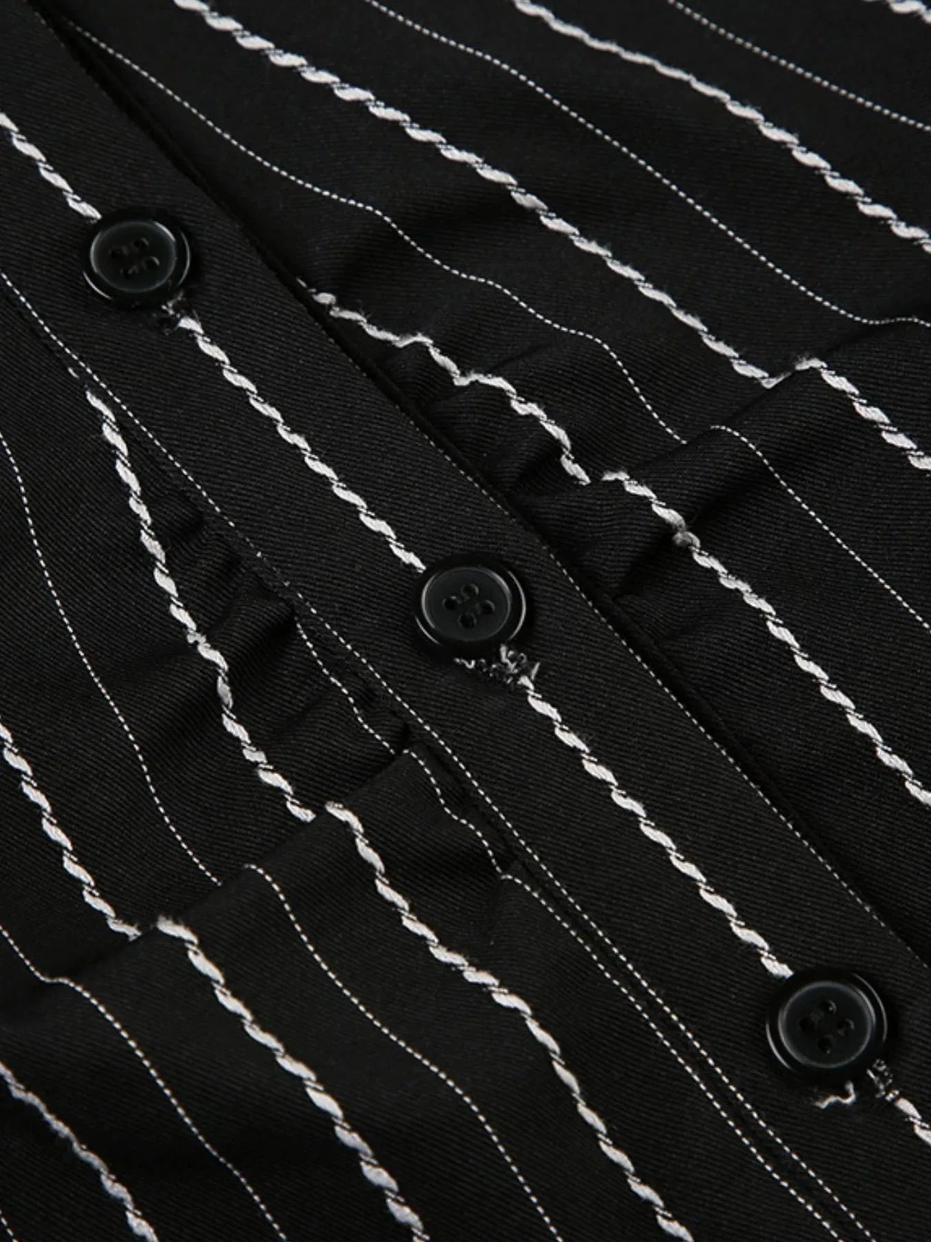 Striped Button-Down Collared Neck Shirt