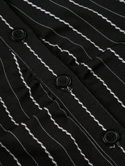Striped Button-Down Collared Neck Shirt