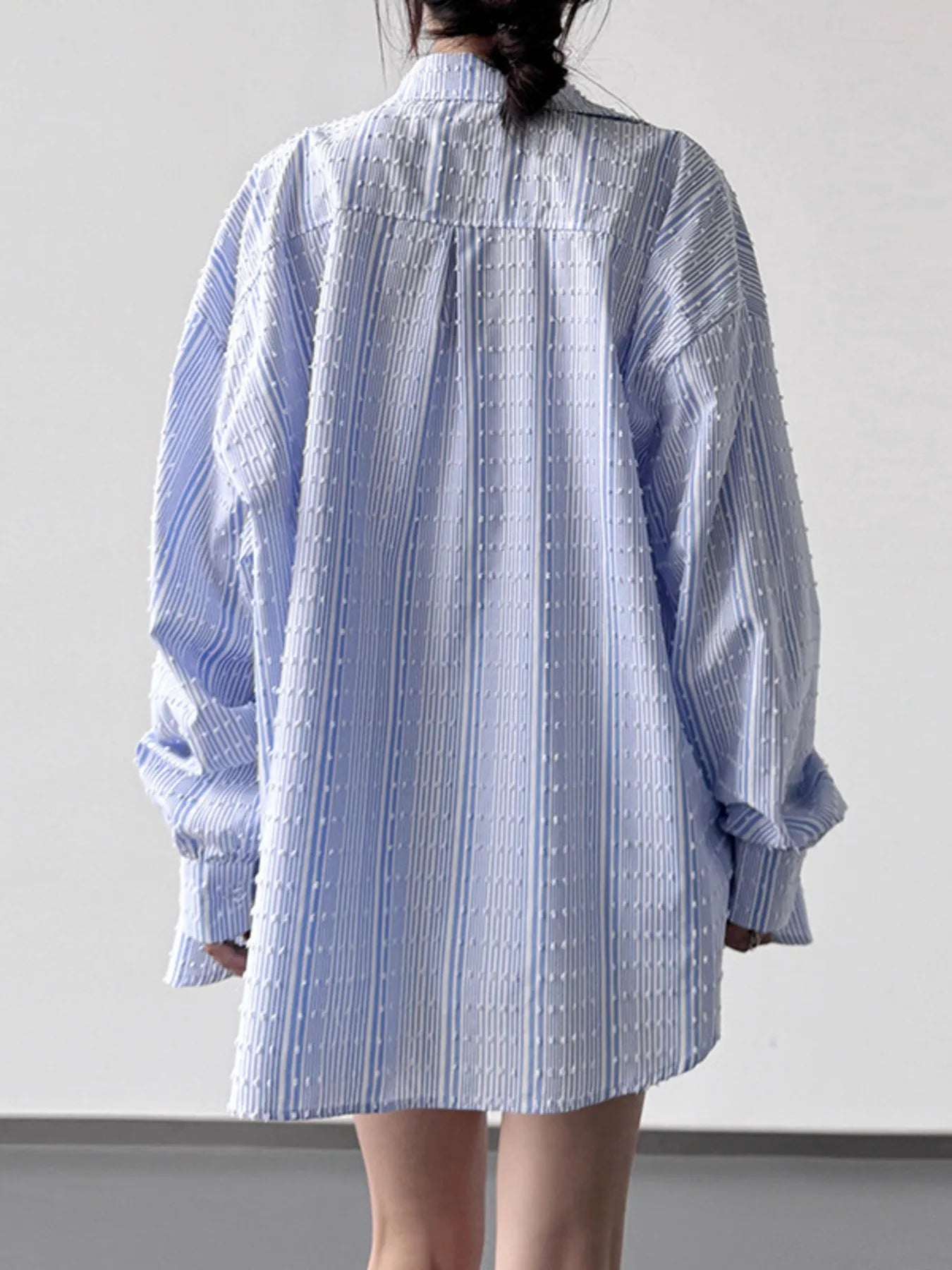 Striped Button Up Long Sleeve Shirt