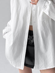 Striped Button Up Long Sleeve Shirt