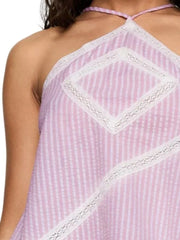 Striped Halter Neck Cami