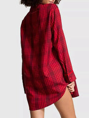 Striped Long Sleeve Button-Up Shirt