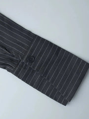 Striped Long Sleeve Shirt Dress