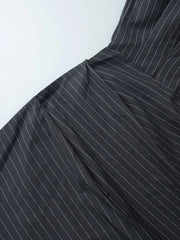 Striped Long Sleeve Shirt Dress