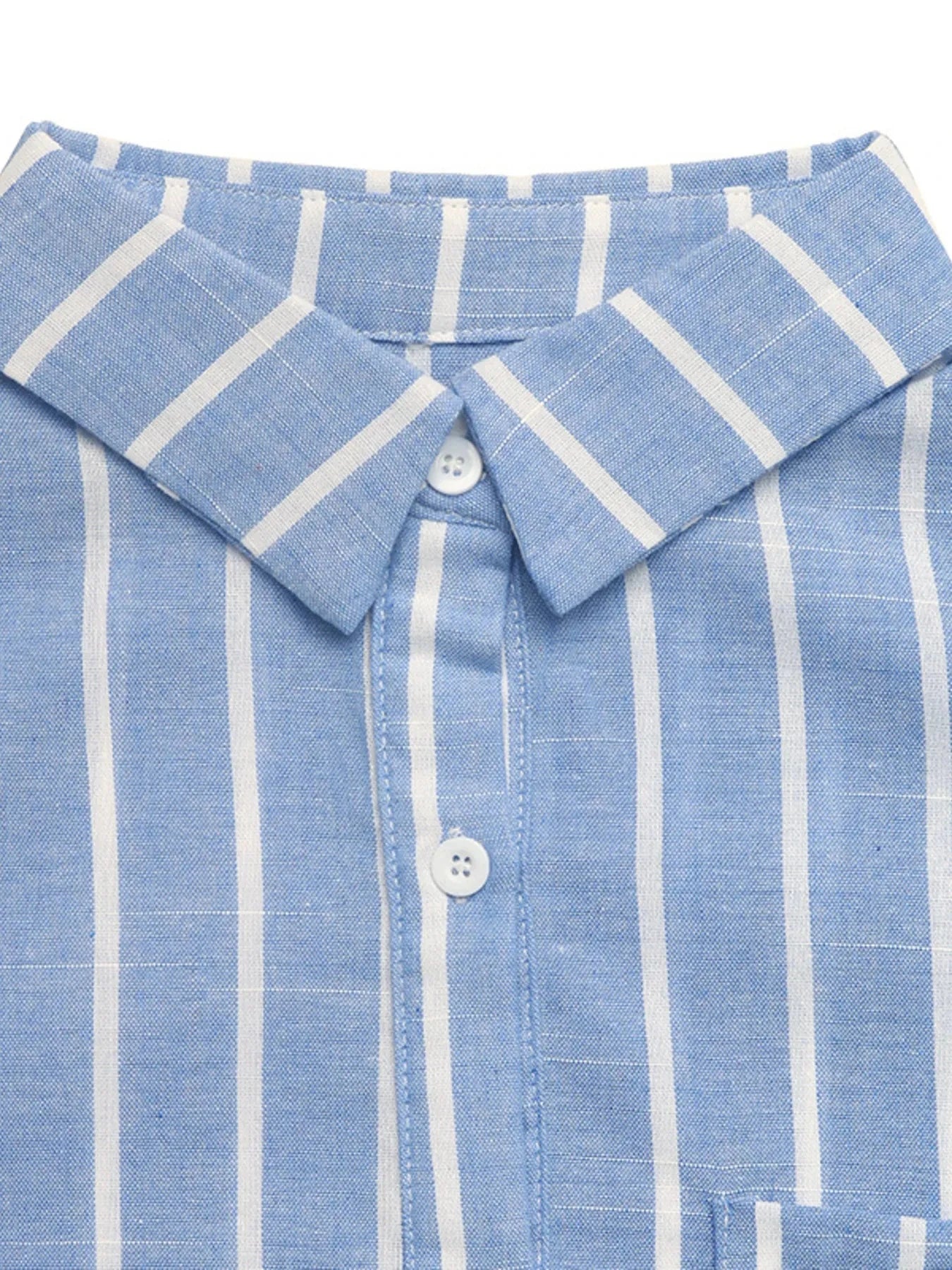 Striped Oversized Button-Down Shirt