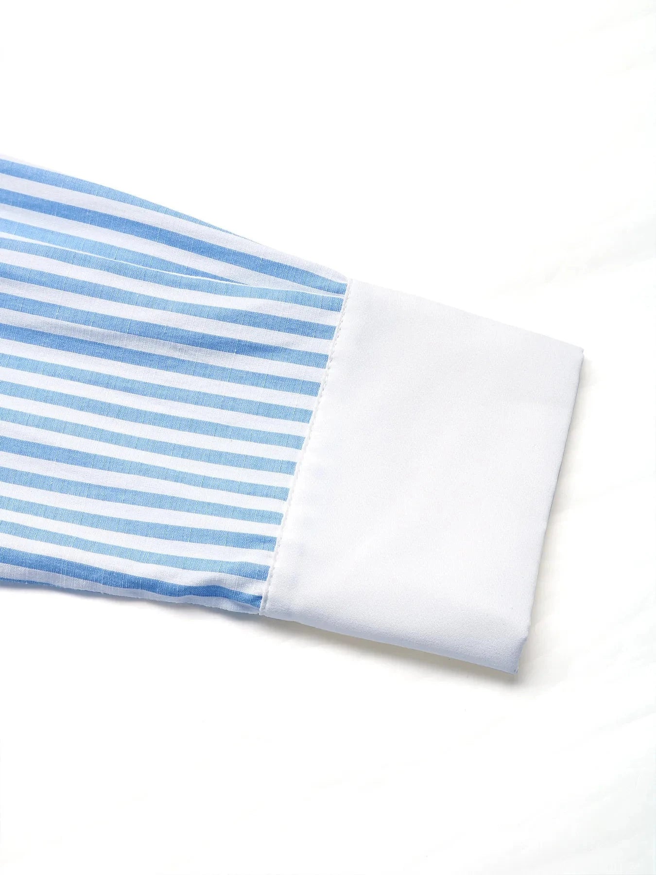 Striped Oversized Button-Up Shirt