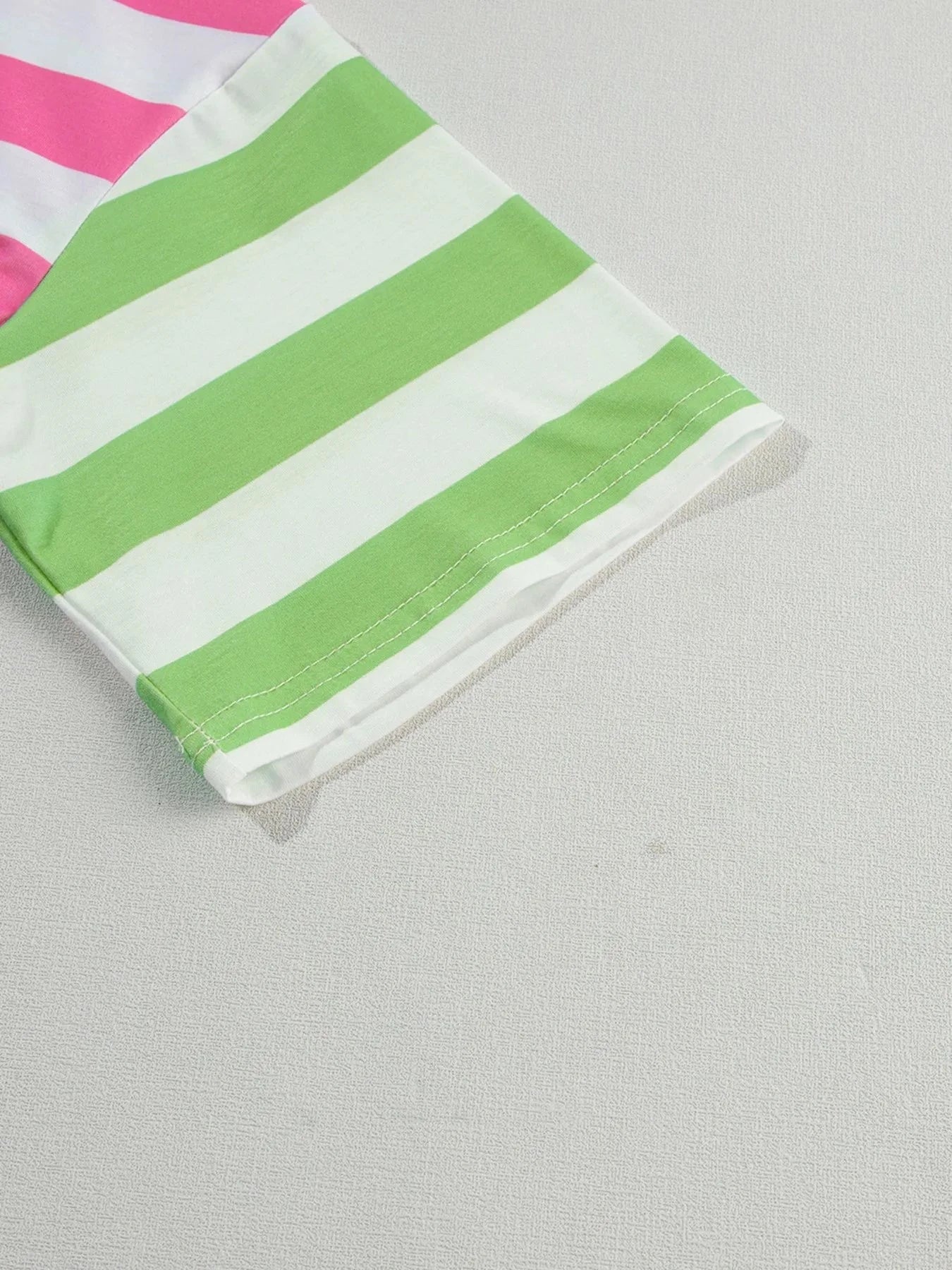 Striped Oversized Short Sleeve T-Shirt