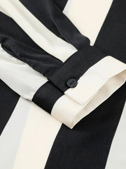 Striped Relaxed Button Up Shirt