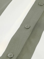 Striped Relaxed Button Up Shirt