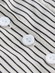 Striped Short Sleeve Button-Up Shirt