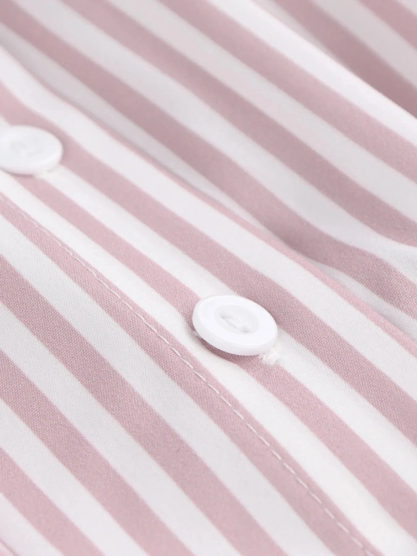 Striped Short Sleeve Button-Up Shirt