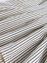 Striped Short Sleeve Button-Up Shirt