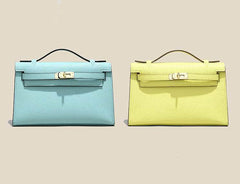 Stylish Mini Calf Leather Handbag with Hardware