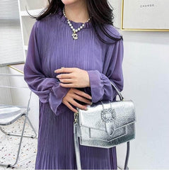 Stylish Shoulder Crossbody Leather Handbag