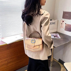 Stylish Shoulder Crossbody Leather Handbag