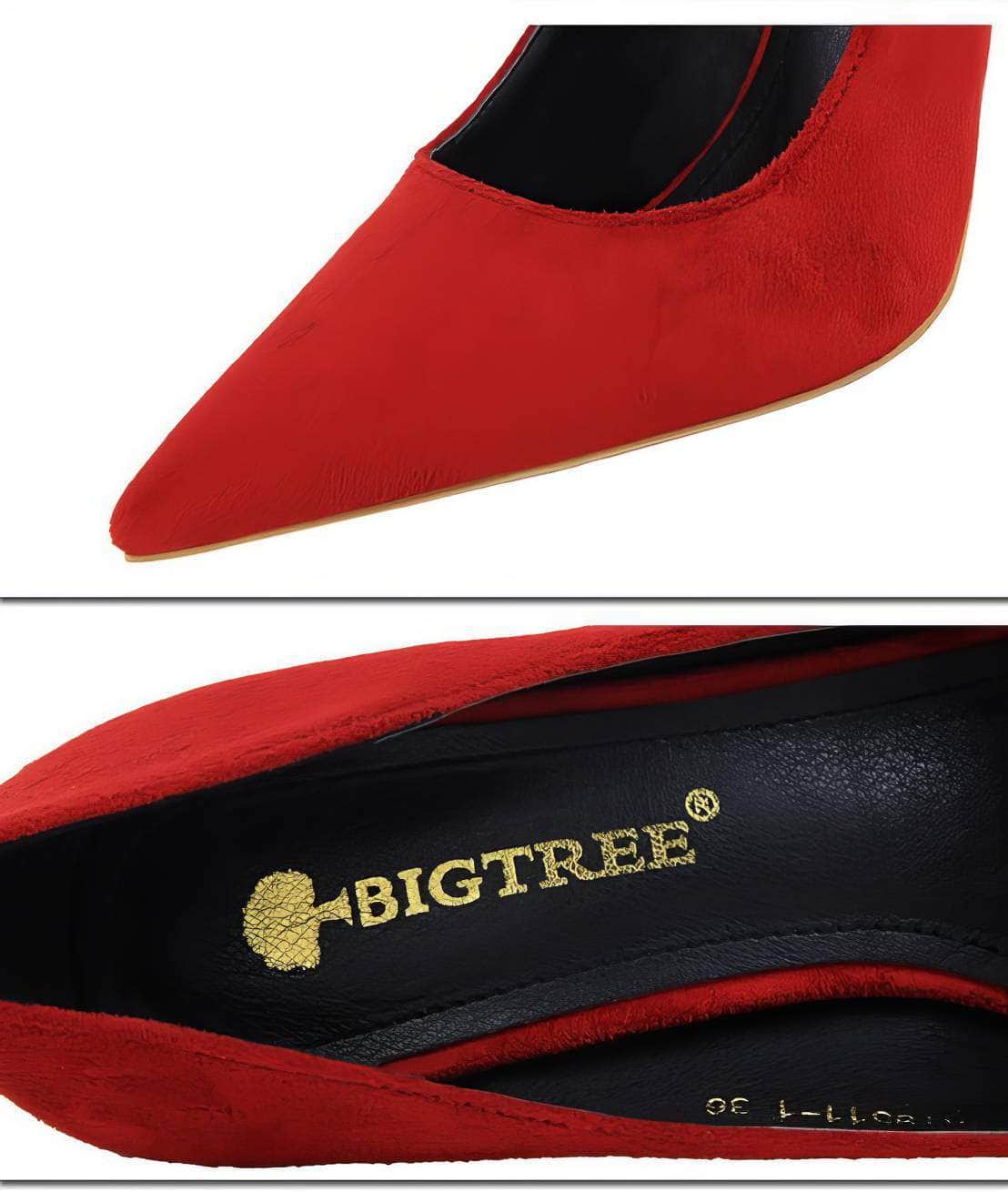 Suede Pointy Toe Pump Stiletto Heels