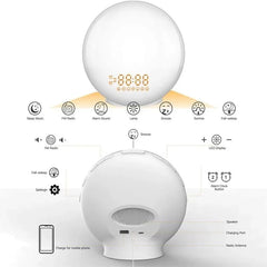 Sunrise/sunset simulation wake-up light alarm clock Alarm Clock