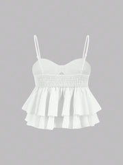 Sweetheart Neck Layered Cami