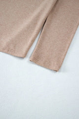 Texture Round Neck Long Sleeve T-Shirt