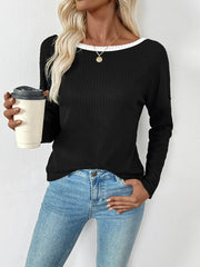 Tie Back Long Sleeve Top