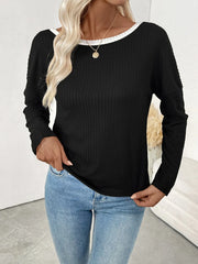 Tie Back Long Sleeve Top