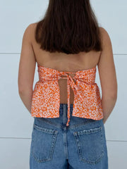 Tie Back Tube Top